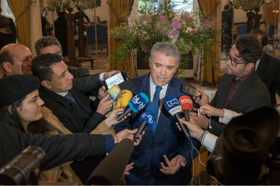 Duque pide a la CPI “ponerle el ojo” a Colombia para evitar la impunidad
