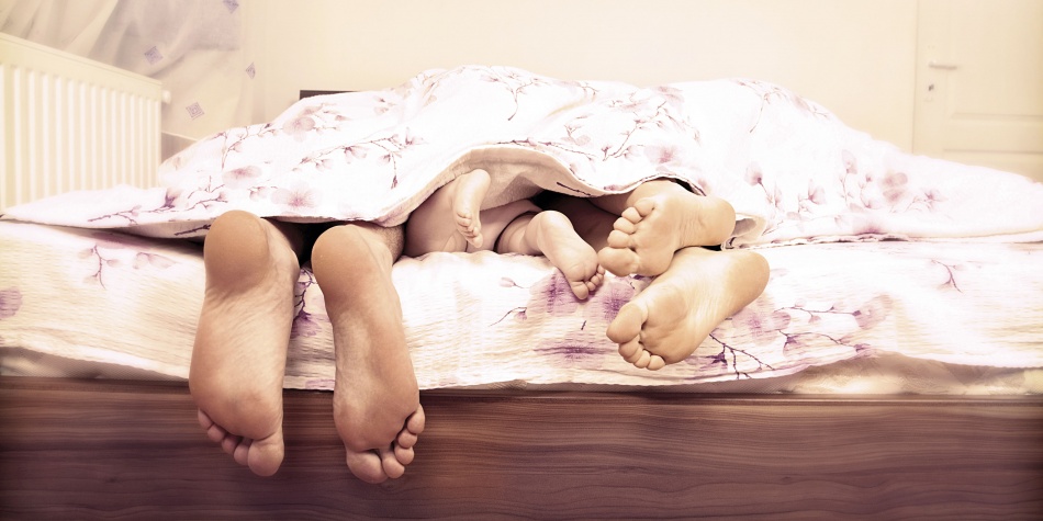 ¿Cama para tres?