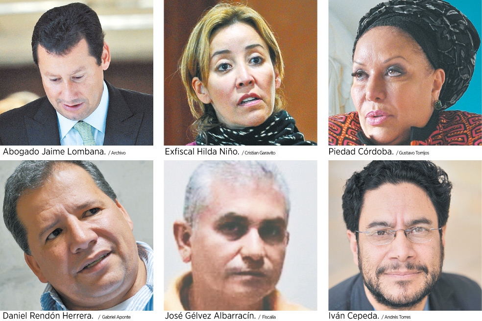 Los declarantes del caso Uribe