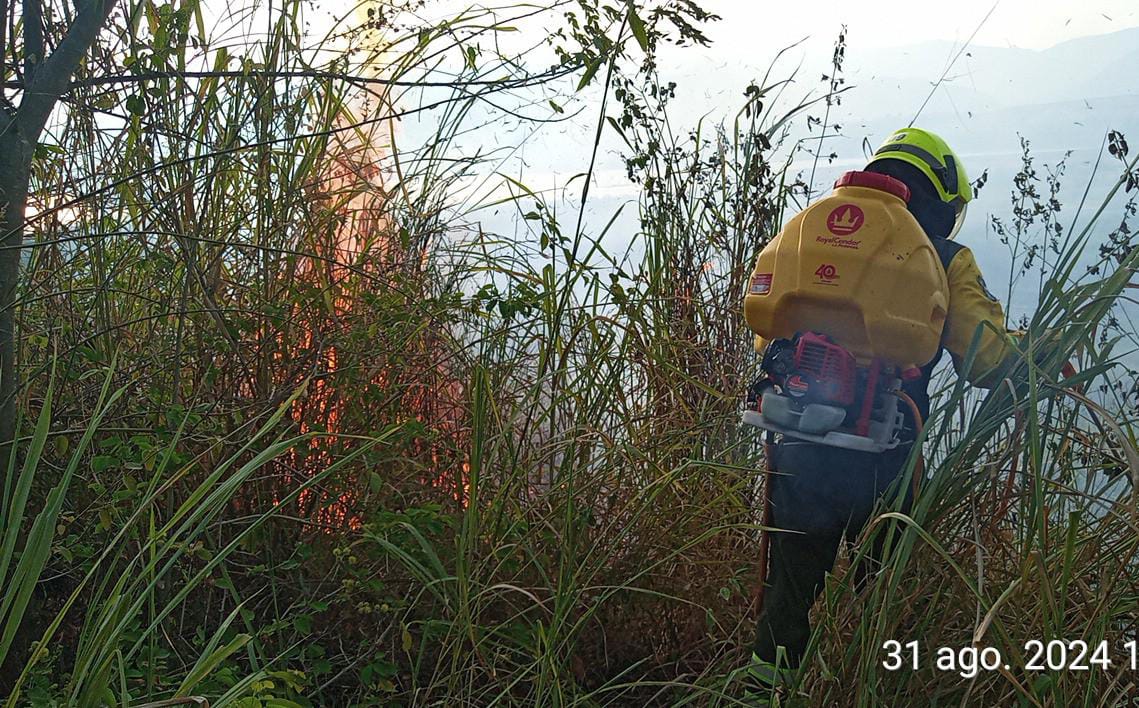 Incendios forestales en Huila: hay nueve activos en cinco municipios
