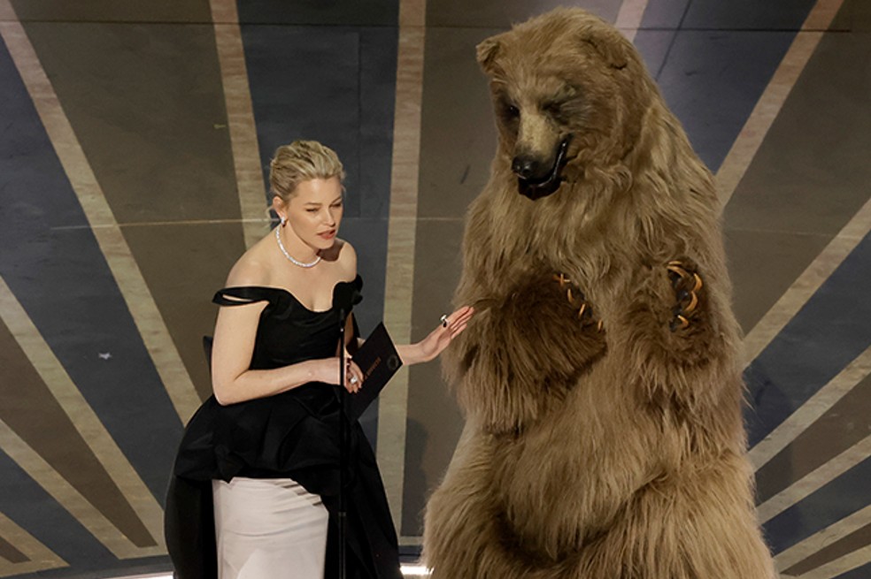 La sorpresa de la ceremonia de la edición número 95 de los Premios Óscar fue la aparición de los dos animales. Te contamos los motivos de su visita al Dolby Theatre.