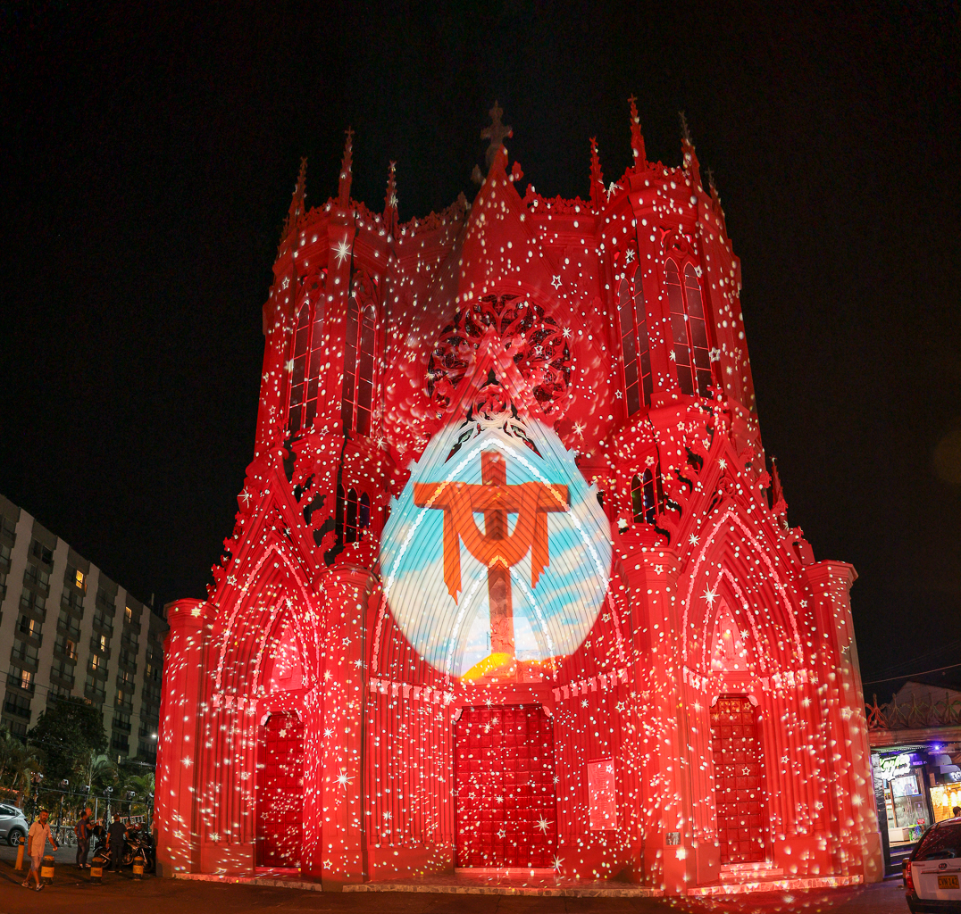 Pereira será la primera ciudad de Latinoamérica en ser iluminada durante la Semana Santa con una muestra de “Mapping arquitectónico”.