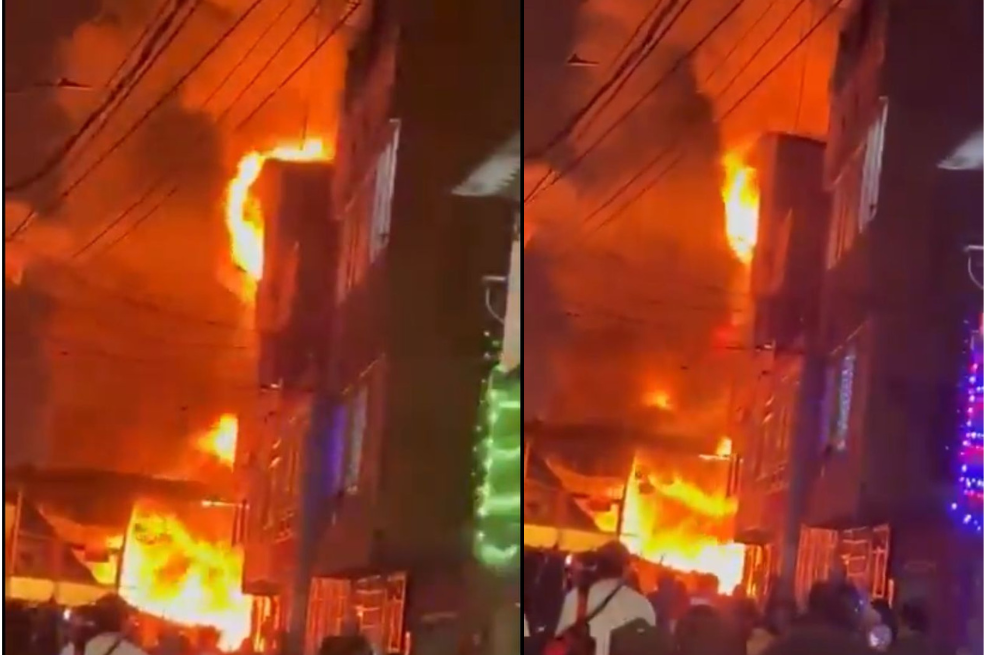 Se registró un incendio en Bosa durante la noche de velitas