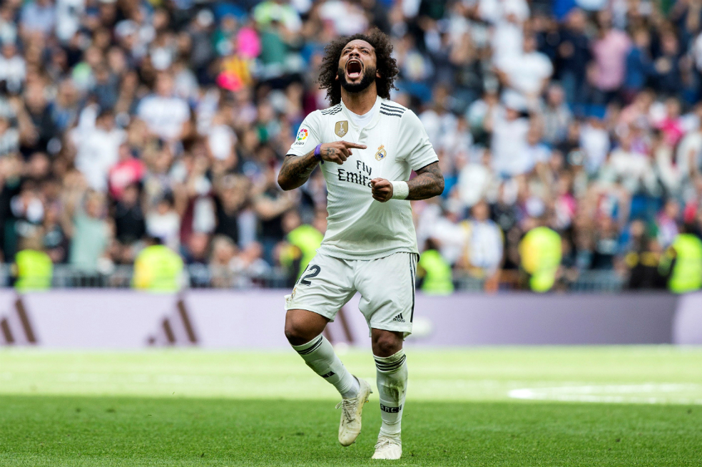 Hazard y Marcelo, bajas del Real Madrid ante el Barcelona