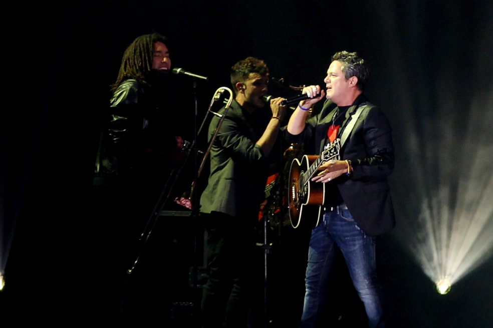 Imágenes del concierto de Alejandro Sanz en Bogotá