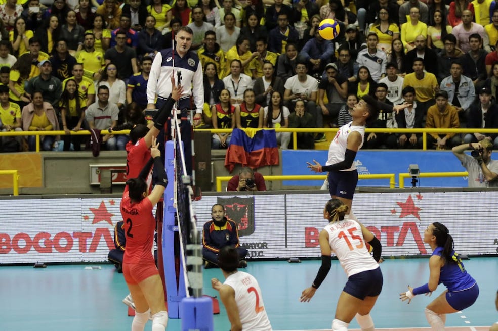 Colombia venció a Perú en el coliseo El salitre de Bogotá. / Cortesía