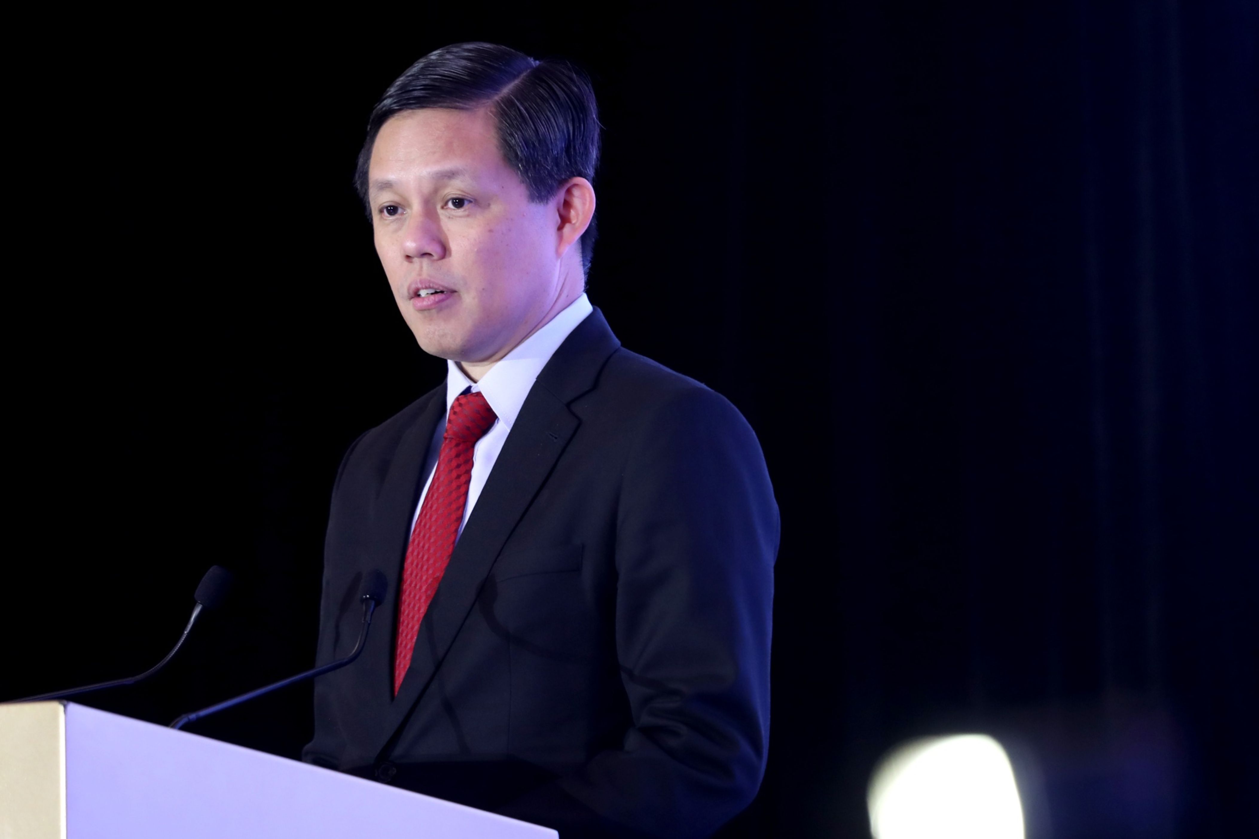 Ministro de Comercio e Industria de Singapur, Chan Chun Sing.