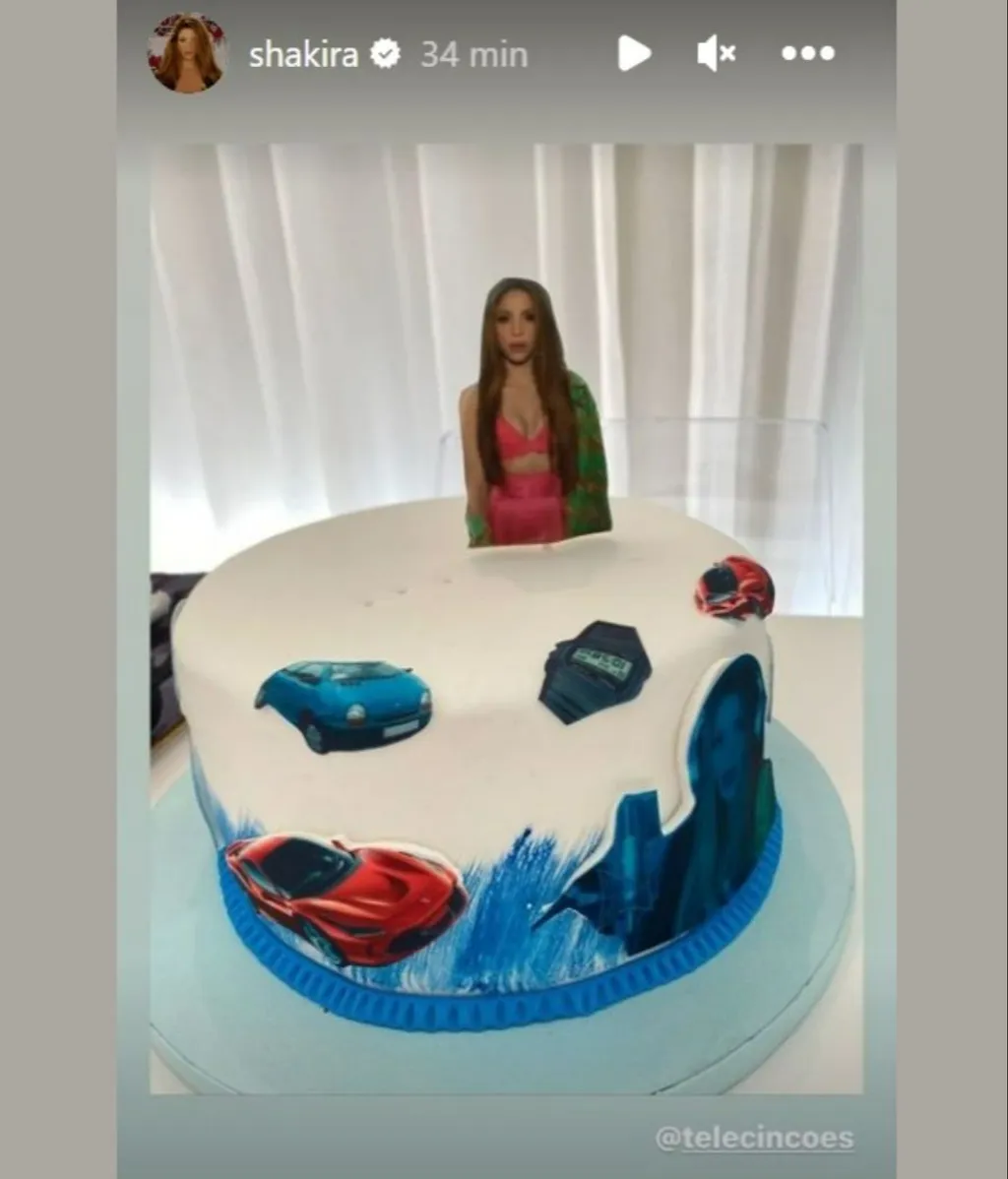 Torta Shakira en su cumpleaños 46