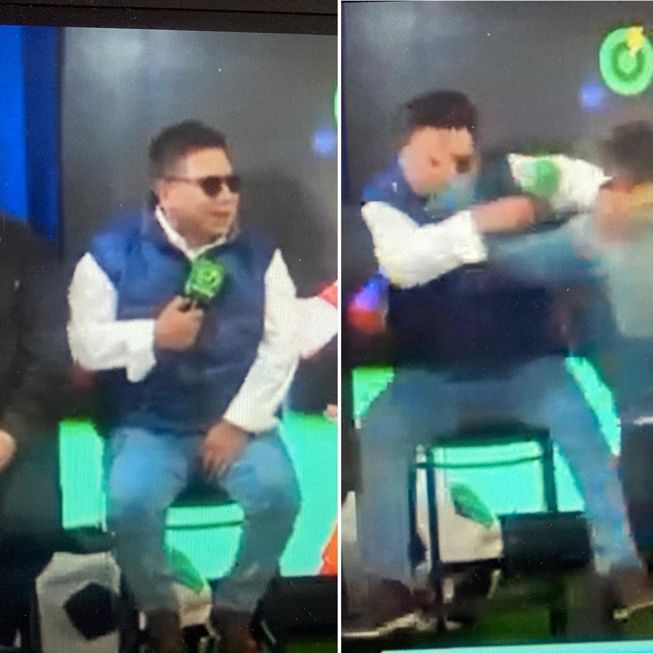 Periodistas deportivos se fueron a los puños en pleno programa en vivo: video
