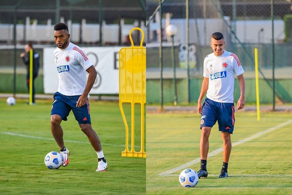 Víctor Cantillo y Miguel Ángel Borja hablaron en la previa del Brasil vs Colombia