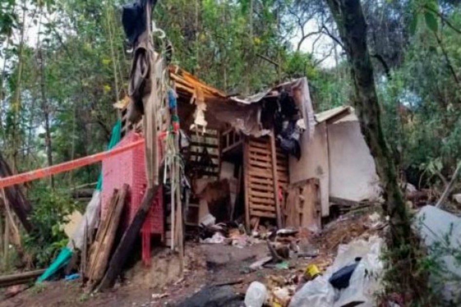 100 cambuches han sido desmontados en los cerros orientales de Bogotá