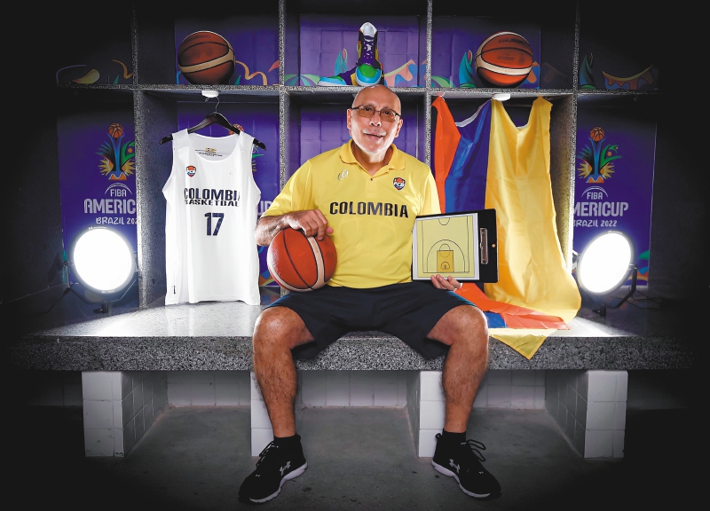 El amor por el baloncesto colombiano de Guillermo Moreno Rumié