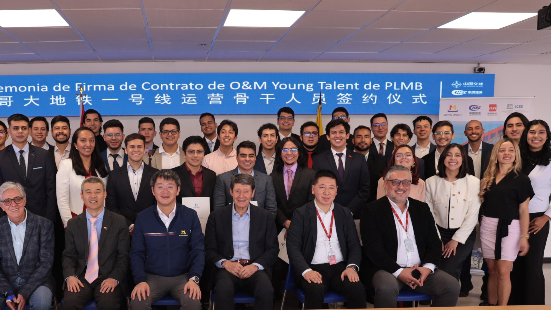 Concesión del Metro de Bogotá eligió a 40 jóvenes para capacitarse en China