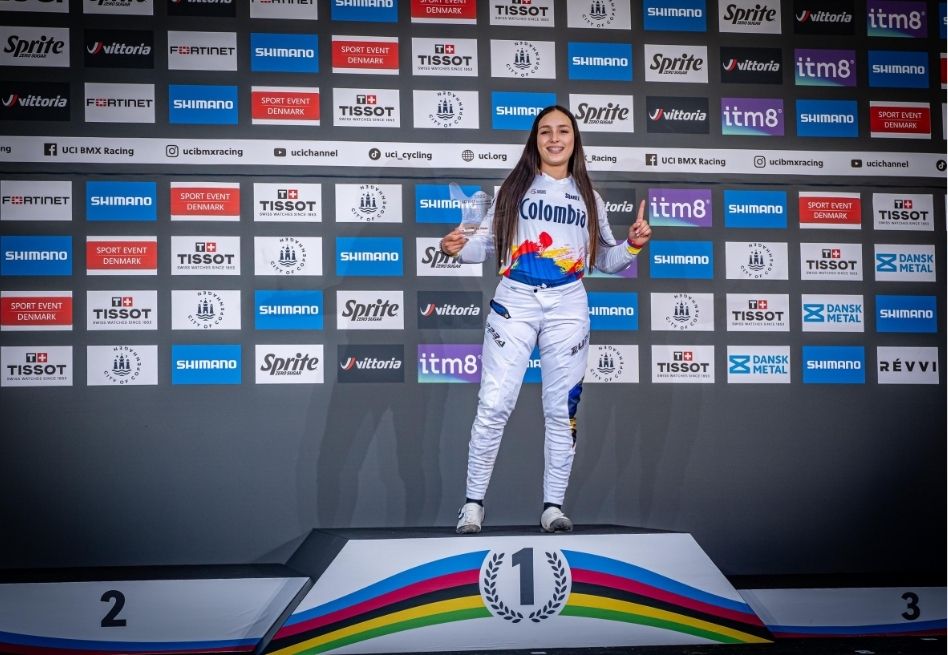 La chispa dorada del BMX colombiano