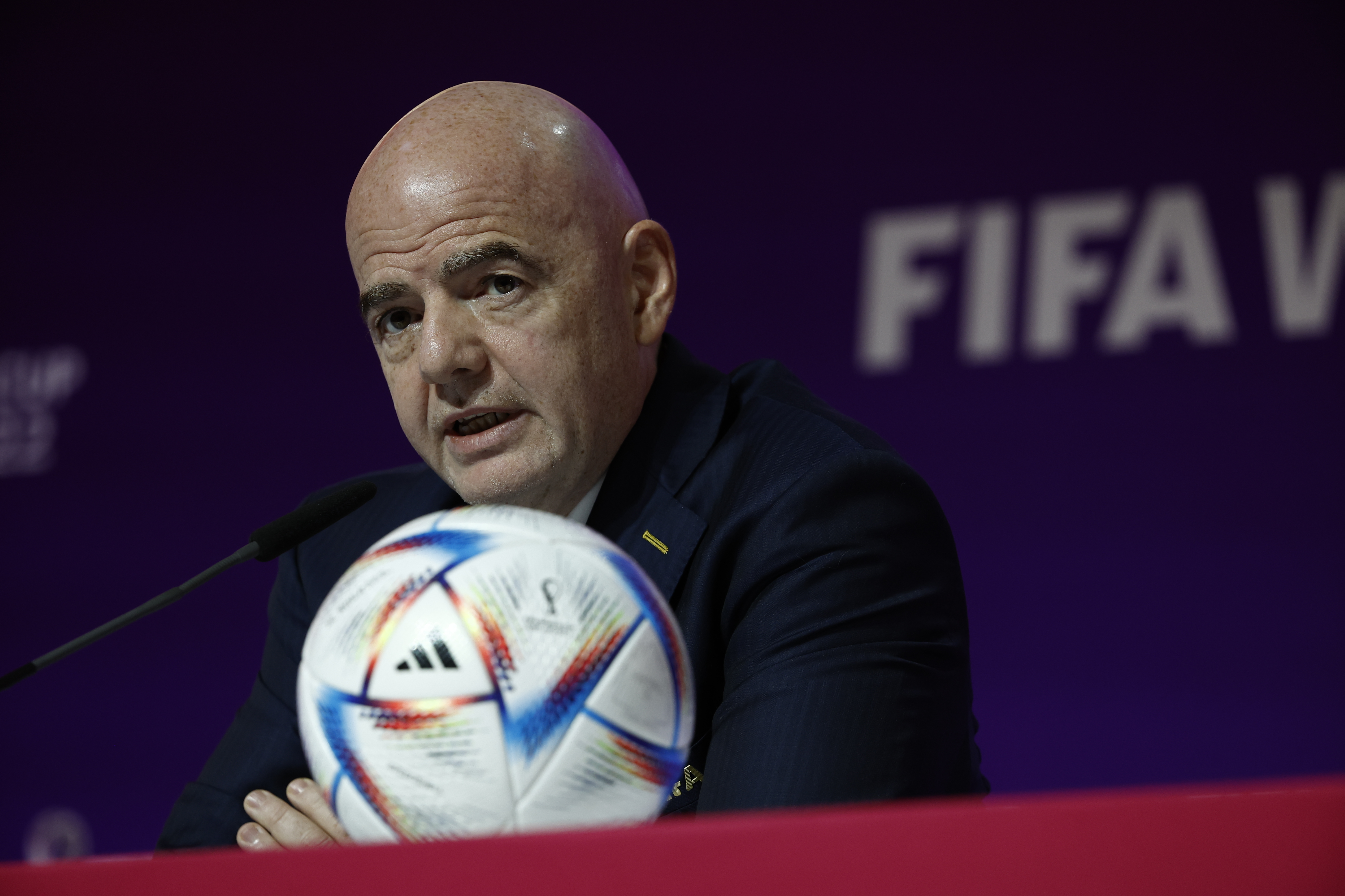 Infantino resaltó los avances en Catar y denunció una doble moral de Occidente