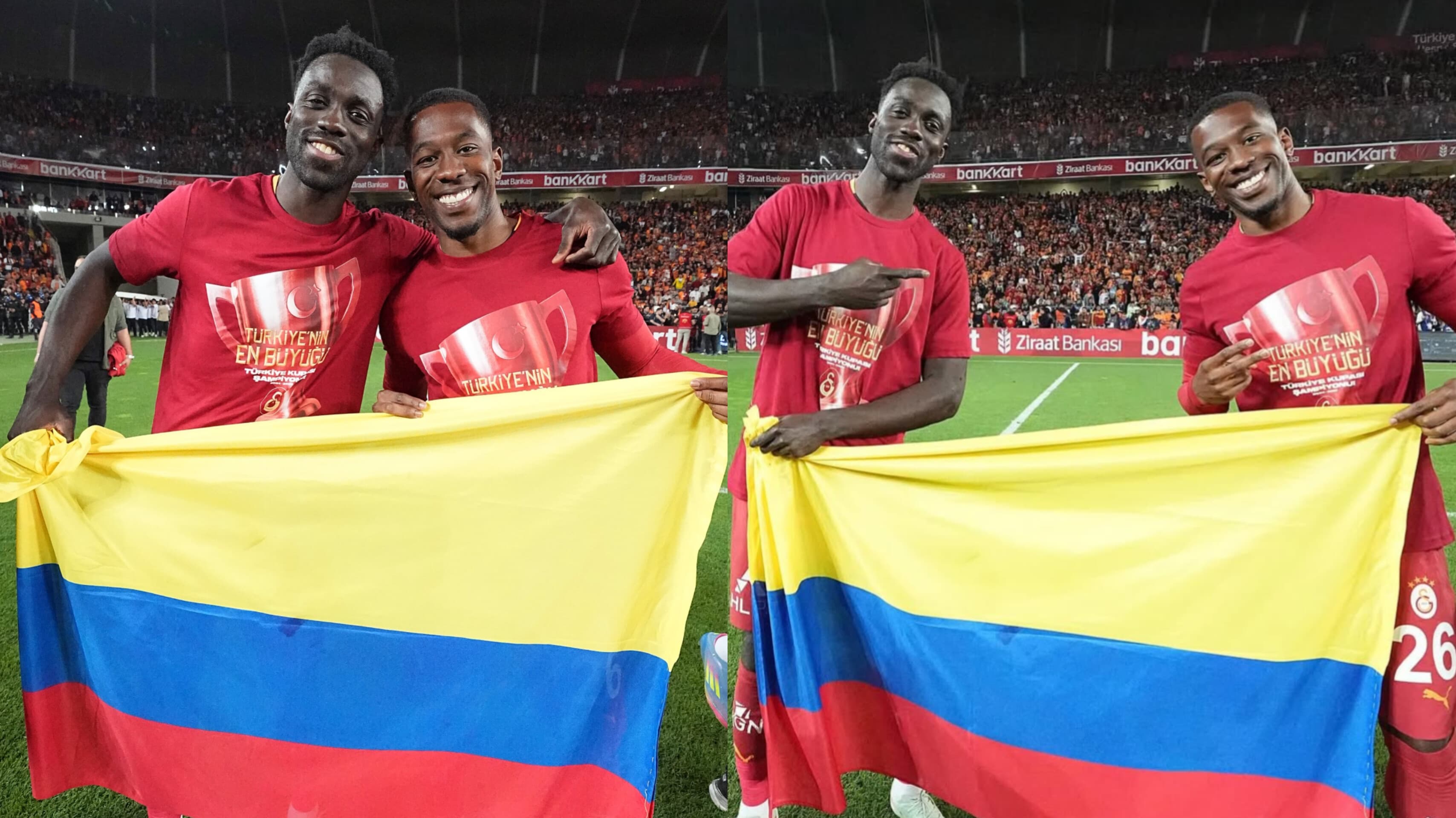 Dávinson y Cuesta, campeones de liga con Galatasaray tras una semana histórica
