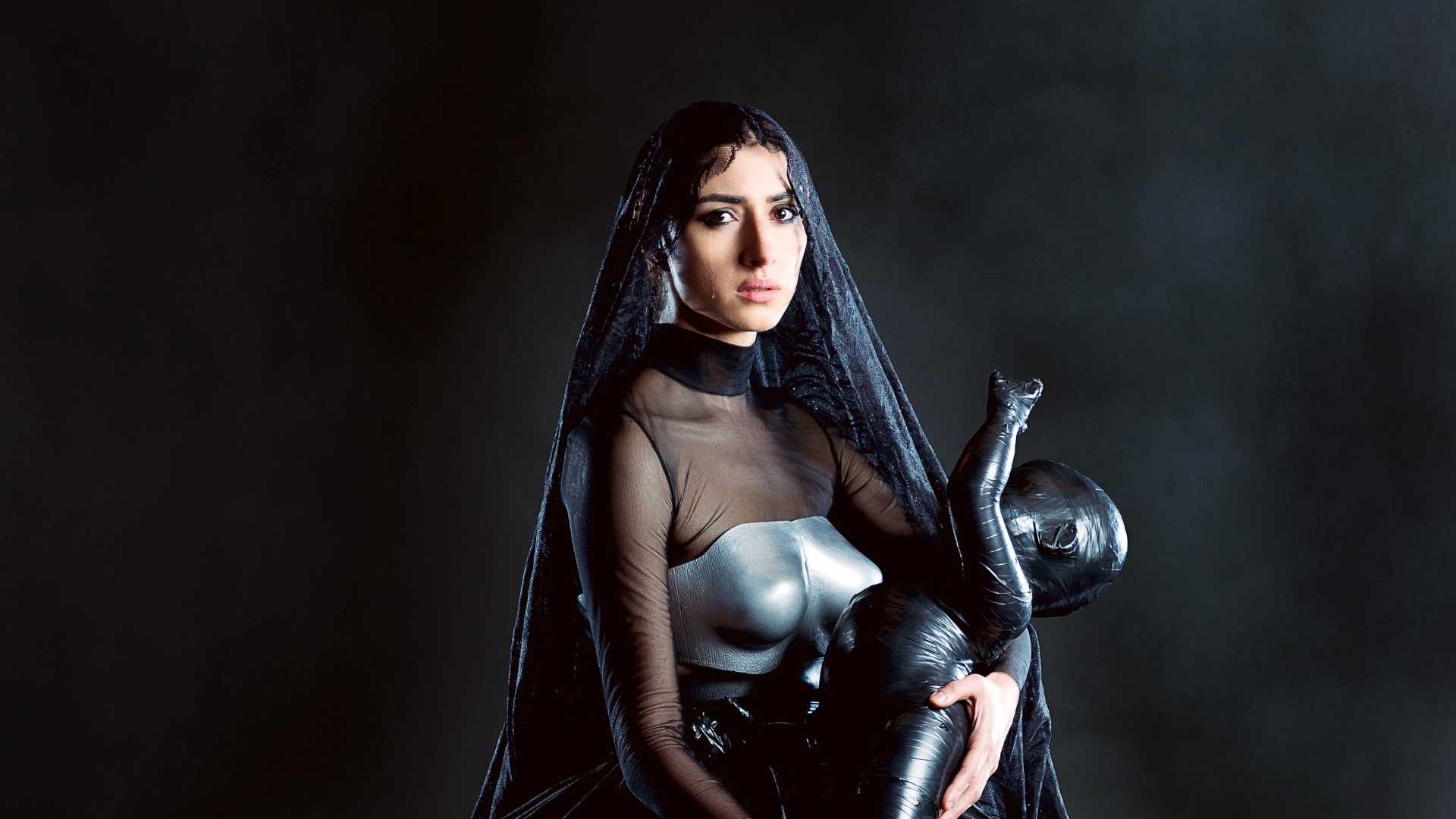Juana del Río, actriz de teatro, cine y televisión, en su papel de Medea.