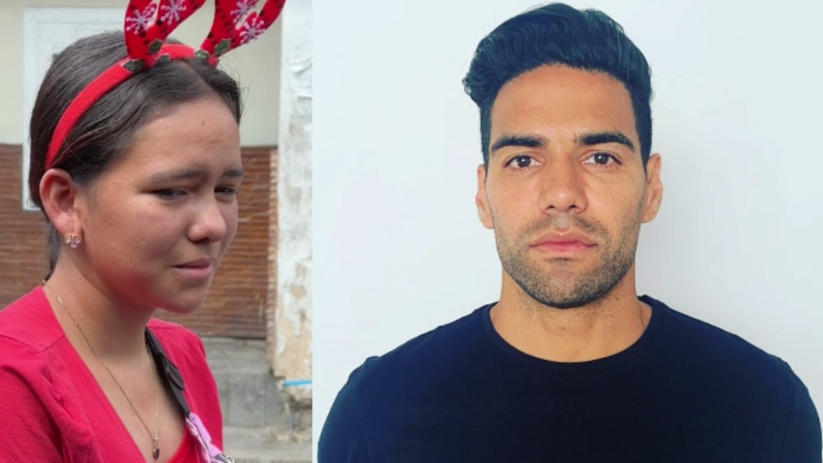 Falcao contestó a la polémica que se armó por noble gesto con vendedora ambulante