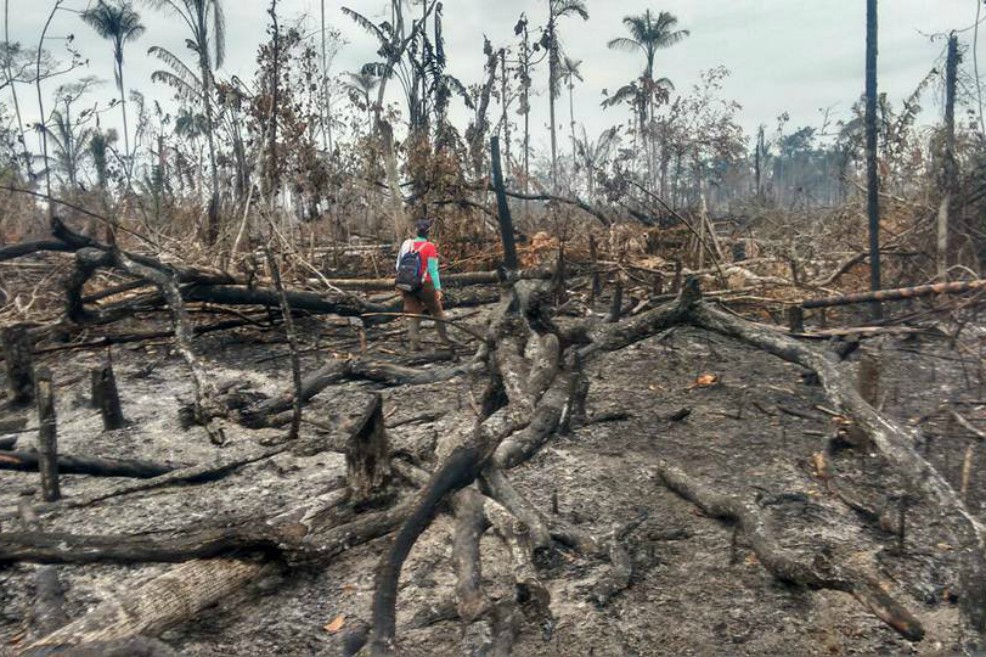 Los incendios forestales del Guaviare, que afectaron cerca de 20.000 hectáreas en los tres primeros meses de 2018, alertaron a las autoridades. La gravedad de la situación llevó a la creación de un “centro de operaciones” para coordinar al Ejército, la Fiscalía y las autoridades ambientales. / Ministerio de Ambiente de Colombia