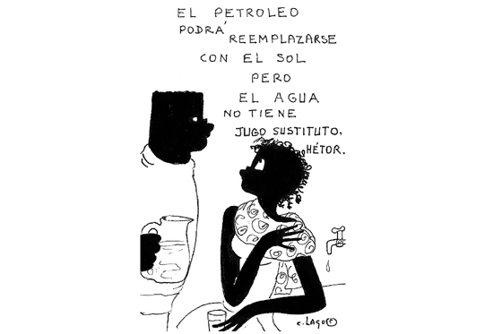 El petróleo y el agua
