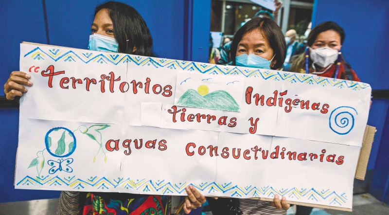 Los indígenas de la Amazonia se toman la cumbre de biodiversidad en Canadá