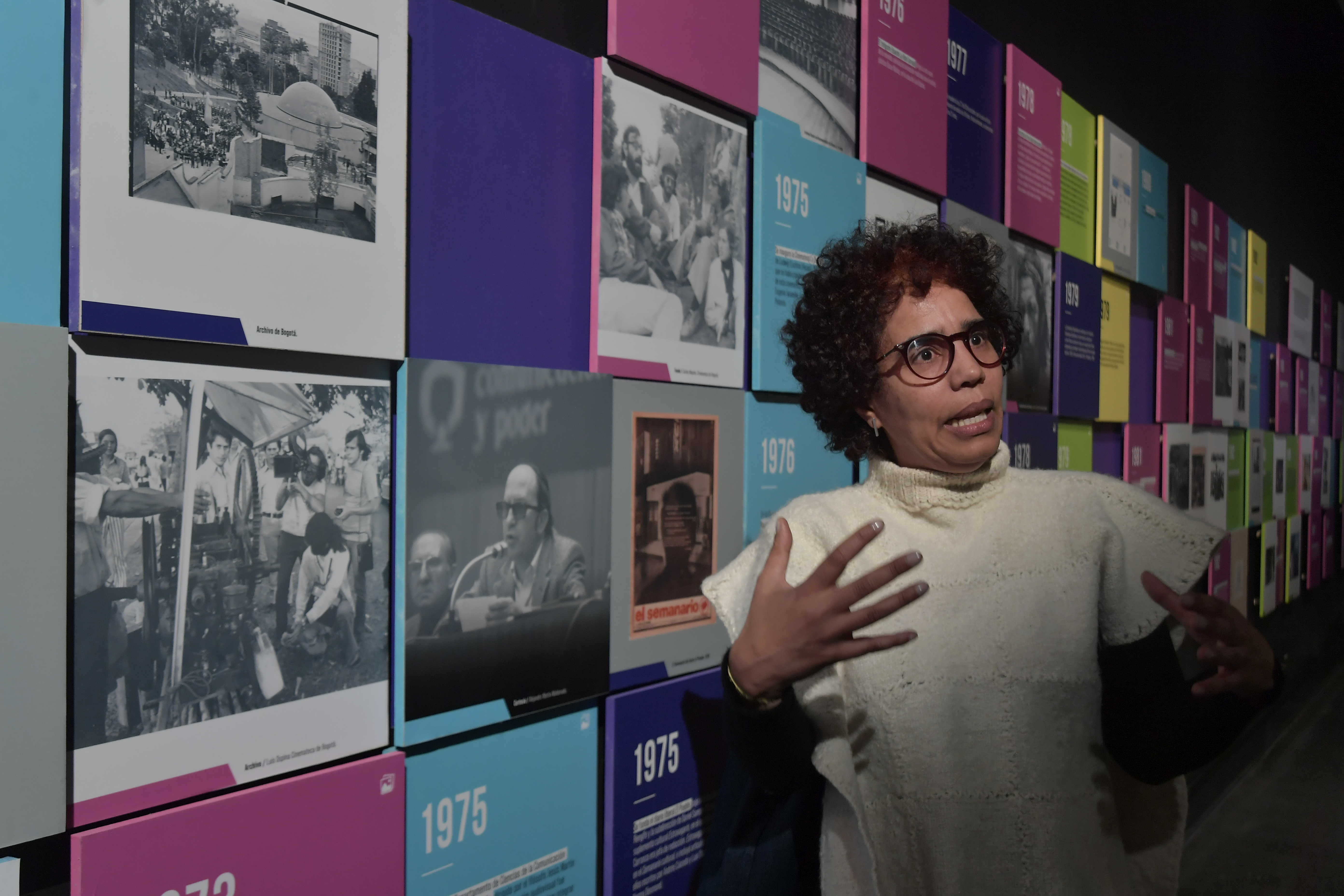 Curadora de la exposición “Los Grupos de Cine en Cali: Archivos Revelados”, muestra que se realiza en la Cinemateca de Bogotá.