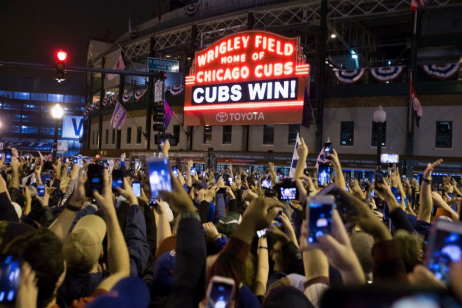 Los Cachorros de Chicago campeones de la Serie Mundial. Foto: AFP