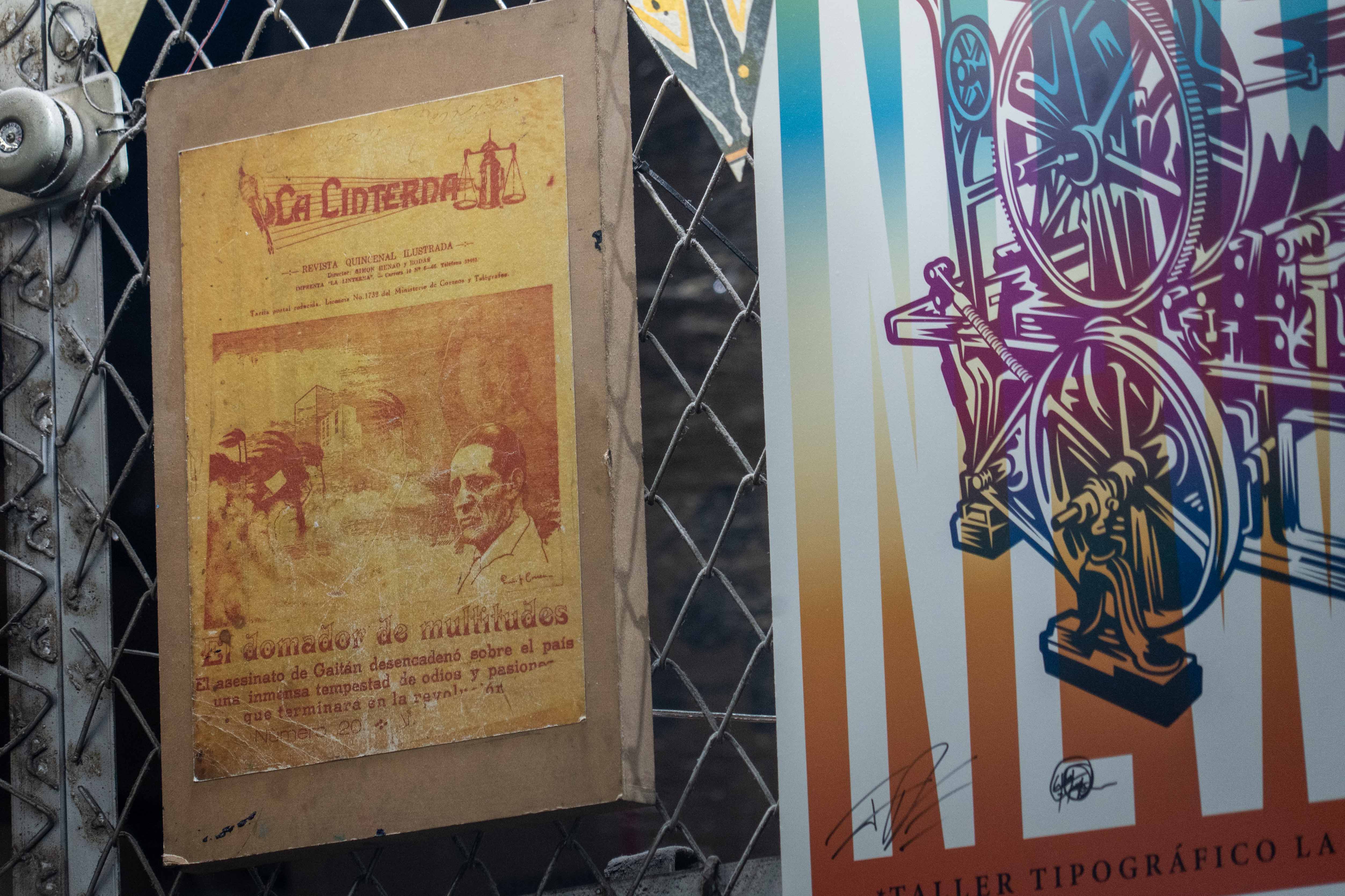 El nombre del taller vino de una revista que circulaba en la ciudad a comienzos de siglo. En la foto se ve una de sus portadas dedicada al entonces recién asesinado candidato presidencial, Jorge Eliécer Gaitán.