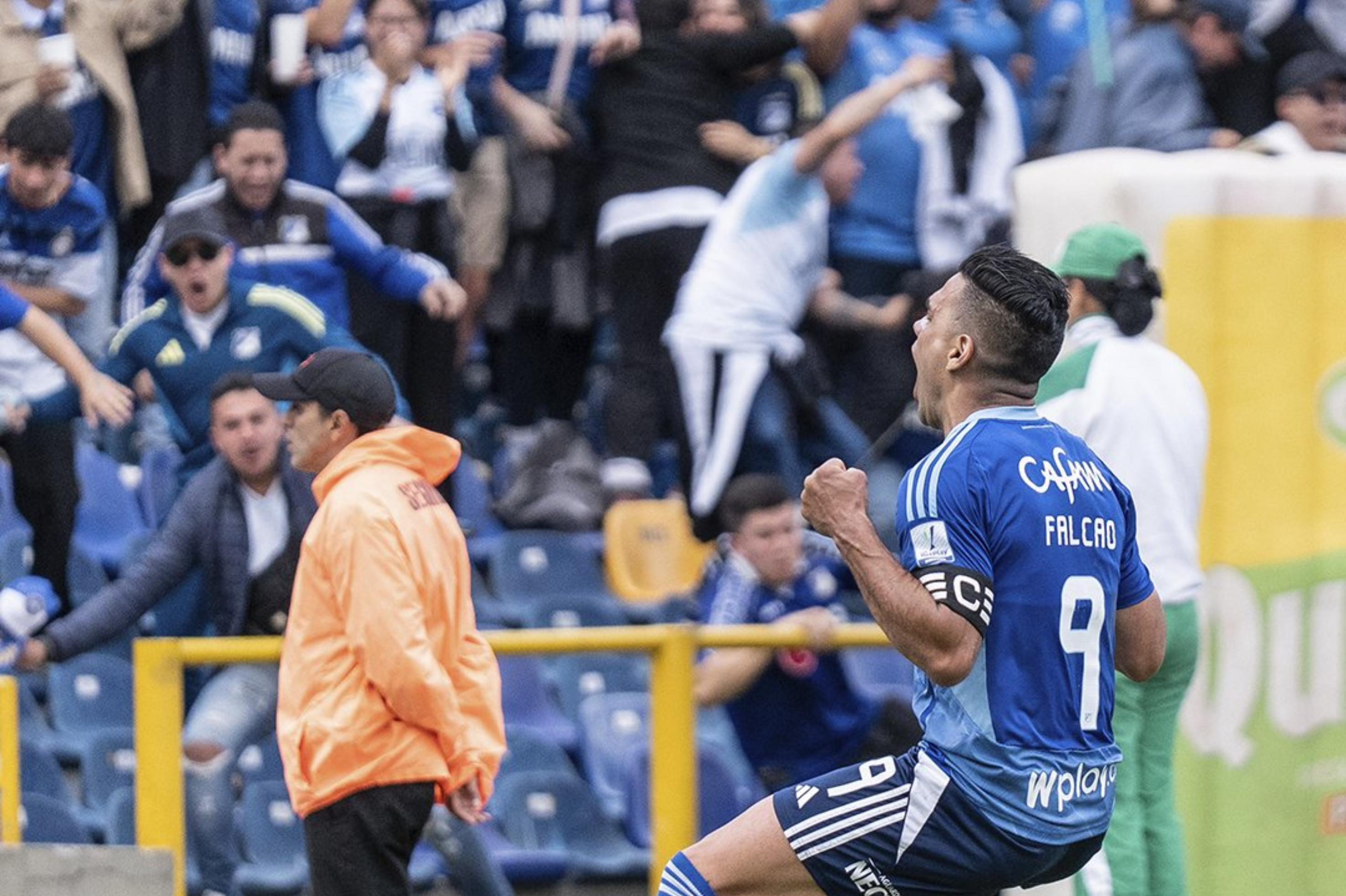 Falcao García, el héroe de la tarde: mire acá su gol con Millonarios, en video