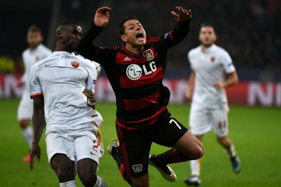 En emocionante partido, el Leverkusen y La Roma igualaron 4-4