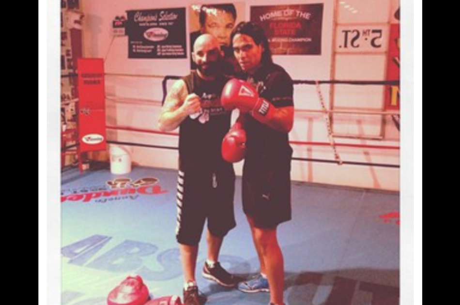 Falcao ahora es boxeador
