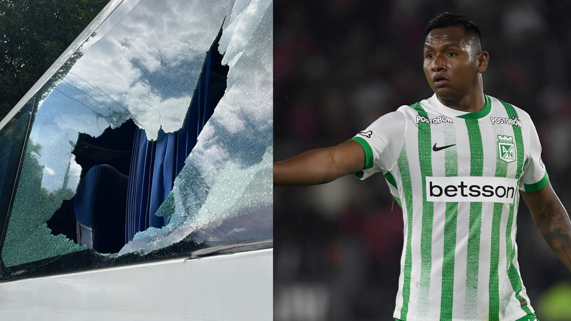 Atacan bus de Atlético Nacional en Cúcuta: Alfredo Morelos estaría herido