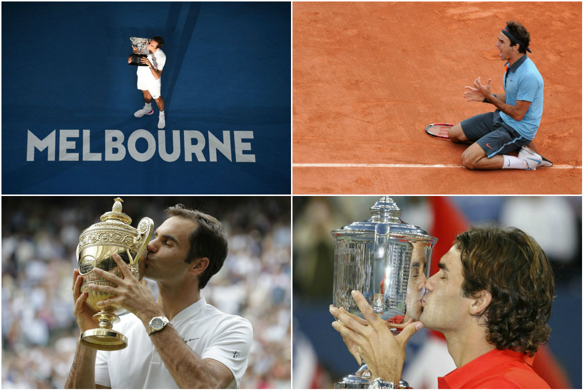 Los 20 títulos de Grand Slam de Roger Federer