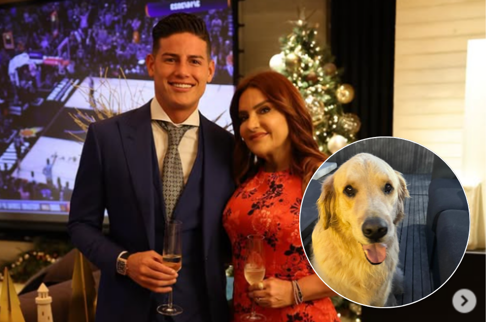 “Mi viejo, vuela alto”: familia de James Rodríguez enfrenta la muerte de su perro