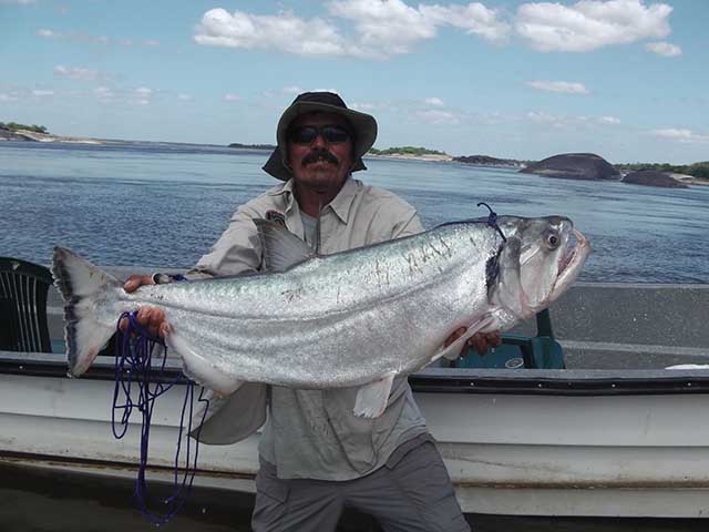 Pesca en el río Bita.