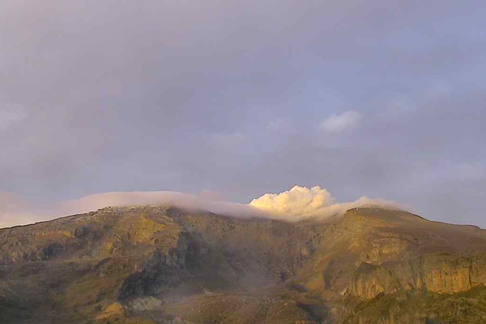 Así está la actividad del volcán Nevado del Ruiz este 26 de junio
