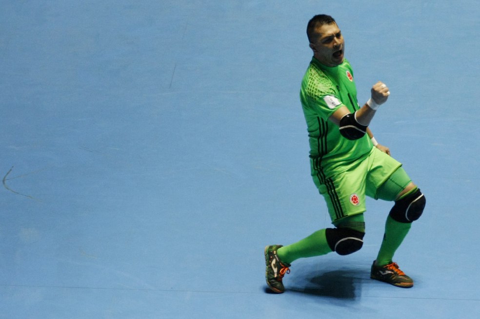 Carlos Ñáñez, arquero de la selección de Futsal: como un muro
