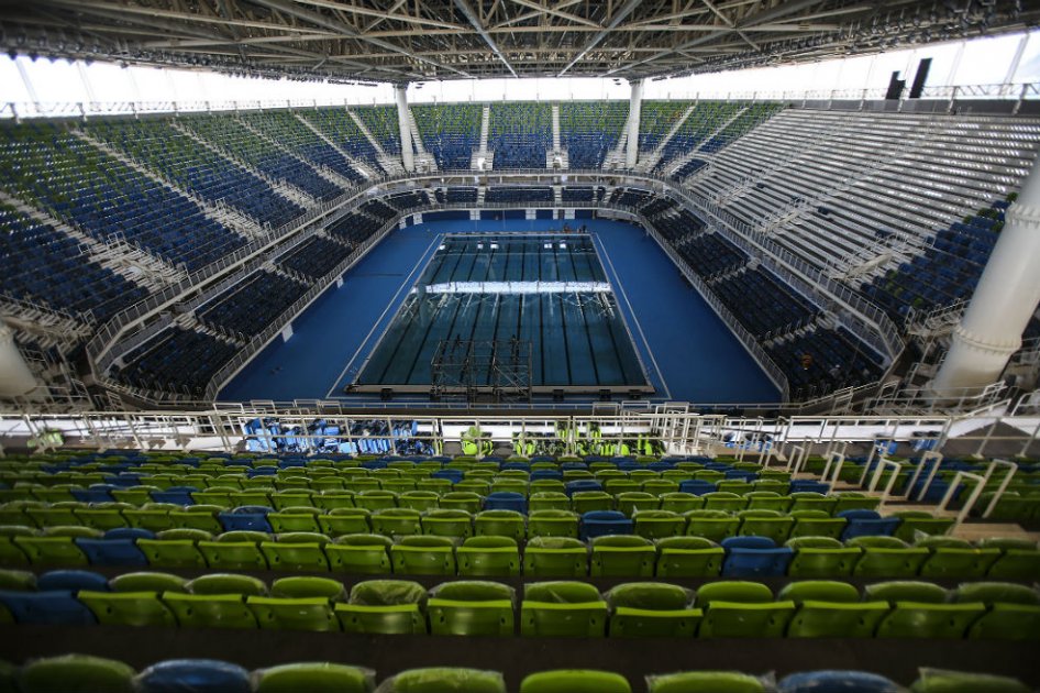 Estadio Acuático en Río de Janeiro, Brasil. Foto: EFE