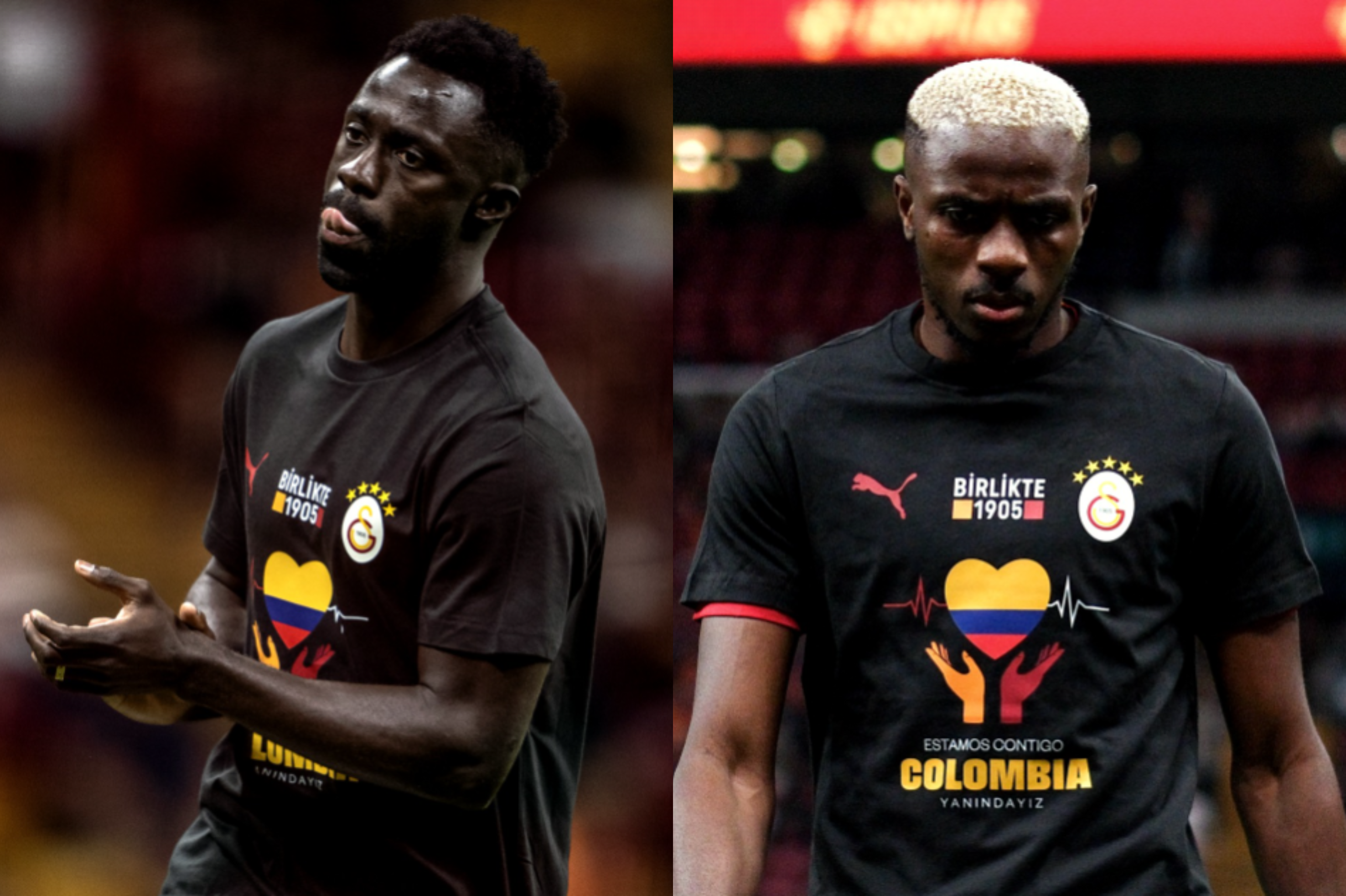 Galatasaray, desde Turquía, rindió homenaje a las víctimas del terremoto en Colombia
