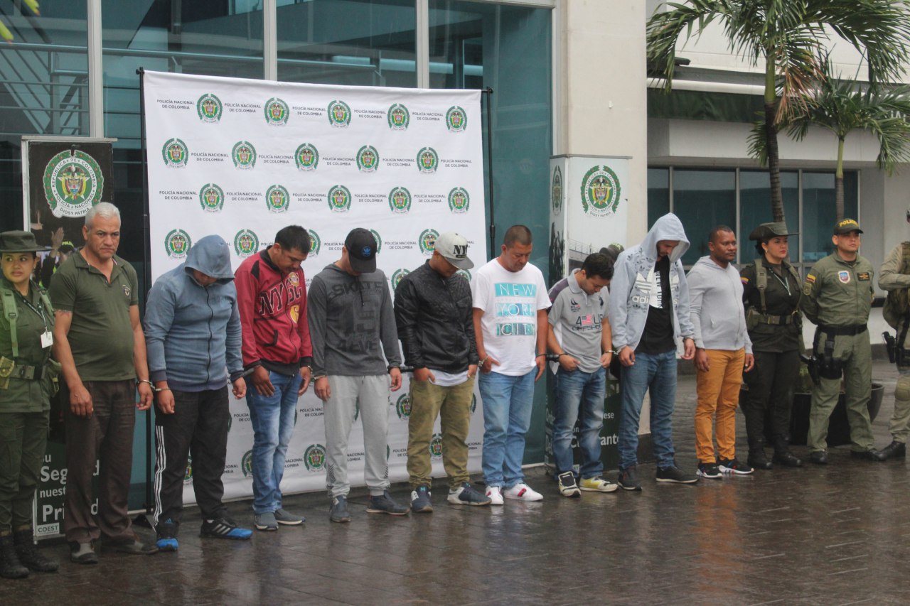 Policía desarticula red transnacional dedicada al tráfico de cocaína y marihuana