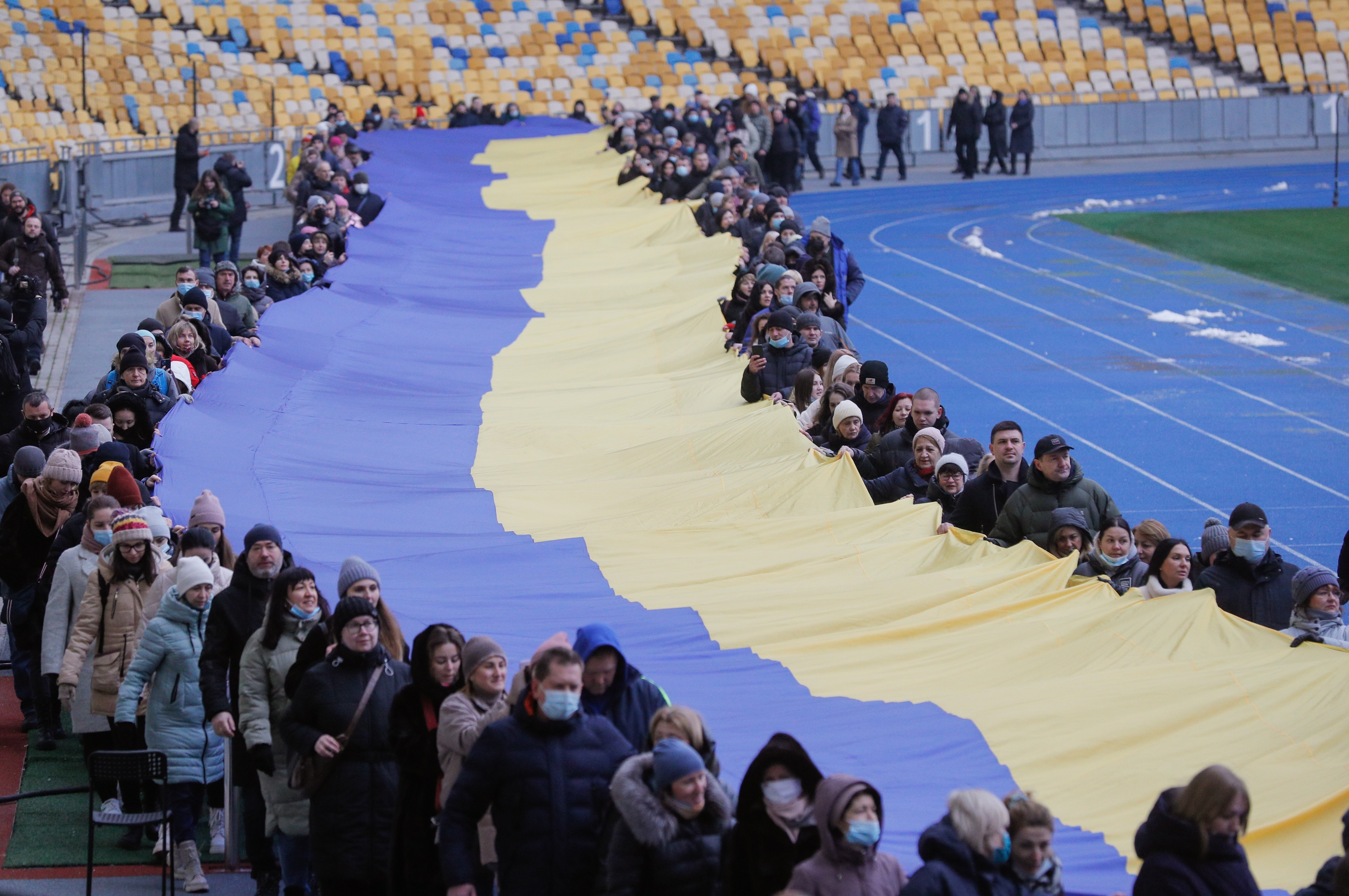 Ucrania celebra hoy “Día de la unidad”, fecha en que ocurriría supuesta invasión