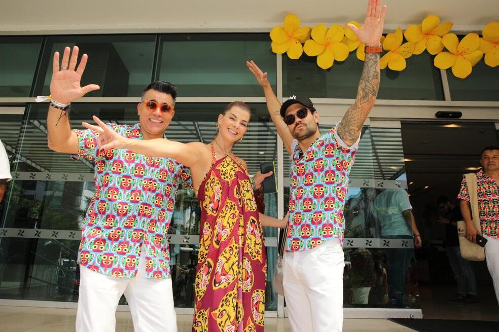 Carlos Calero, Carolina Cruz y Juan Diego Vanegas.