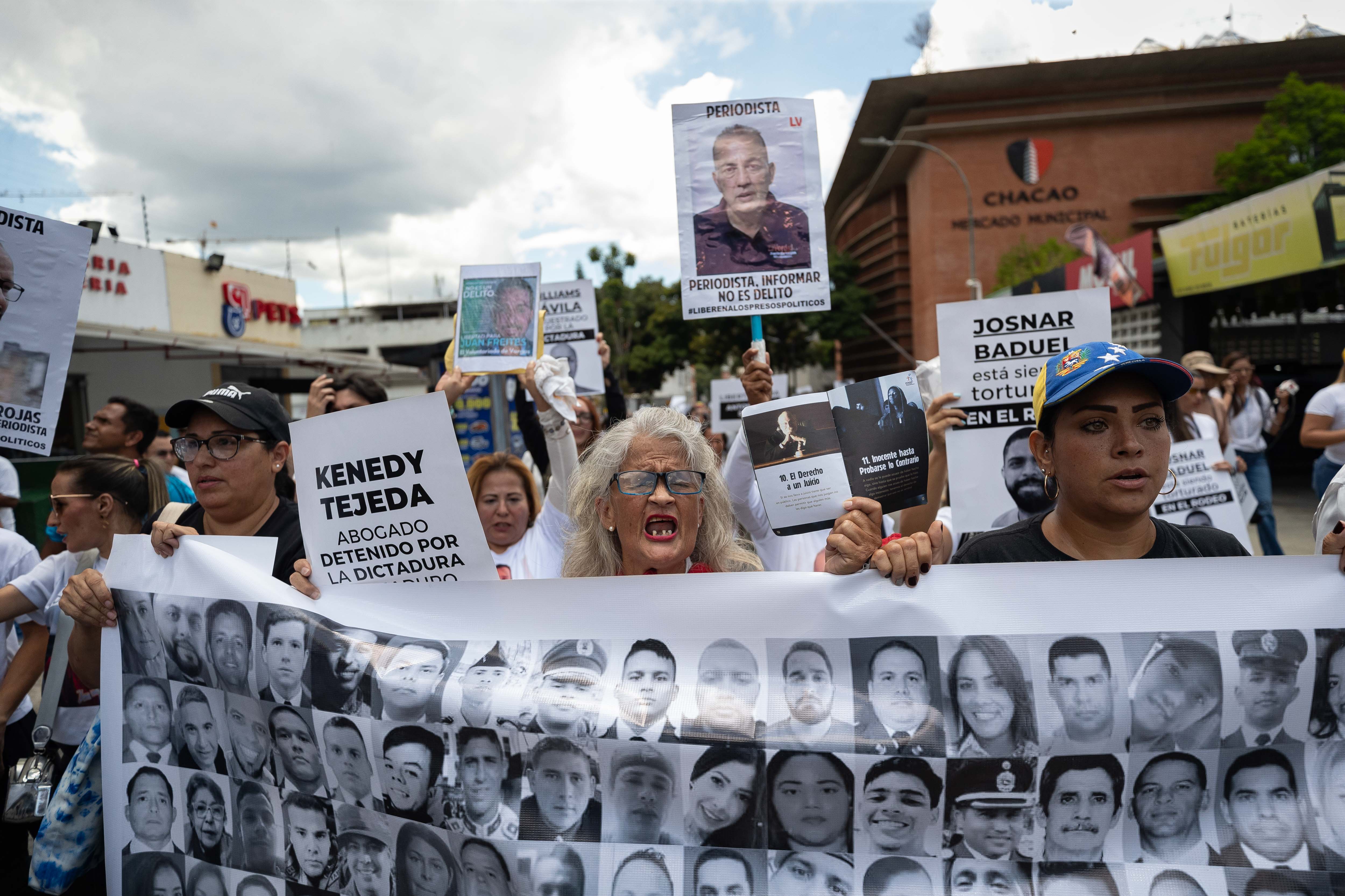 Marcha en Venezuela para pedir a Lula que interceda en liberación de “presos políticos”