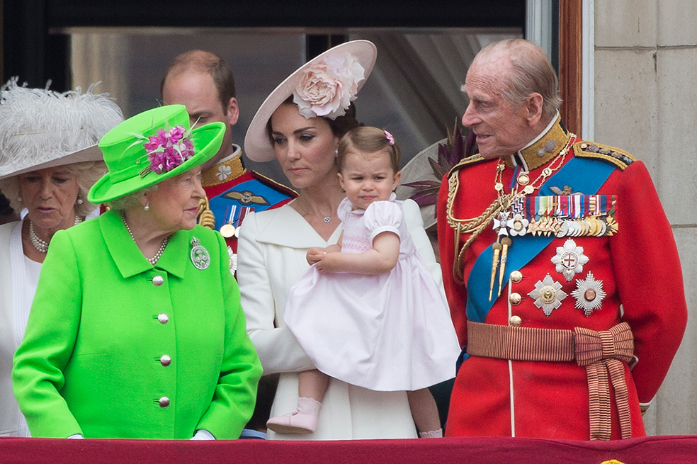 La princesa Carlota en su primer evento público