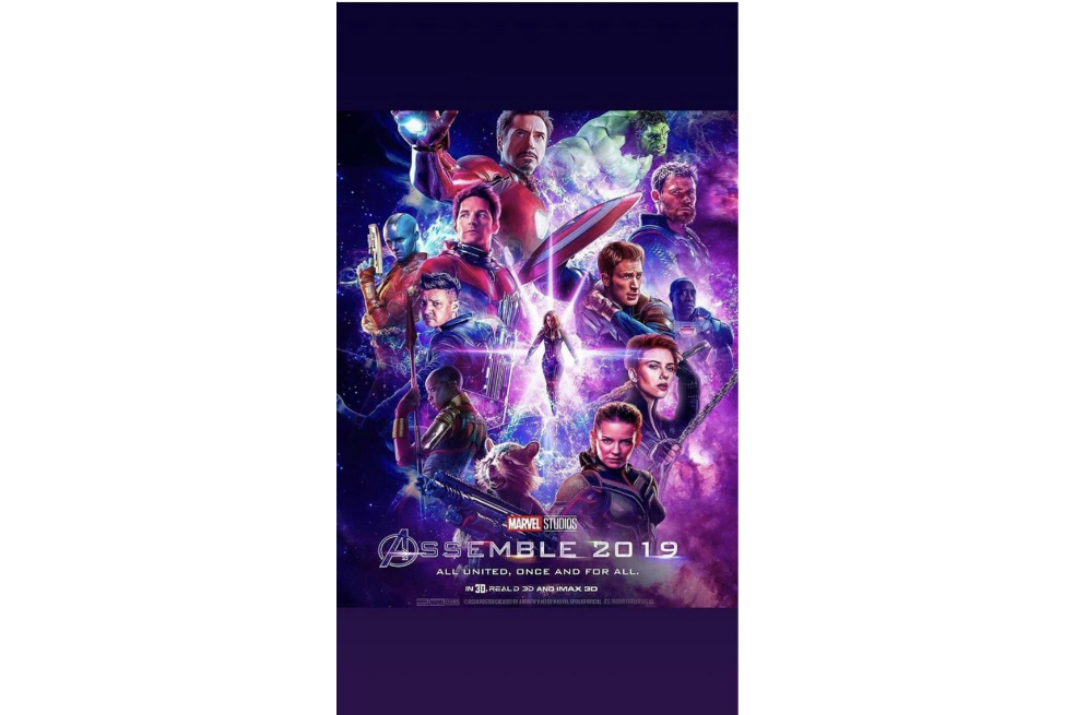En un cartel aparece Capitana Marvel junto a los sobrevivientes de «Infinity War»