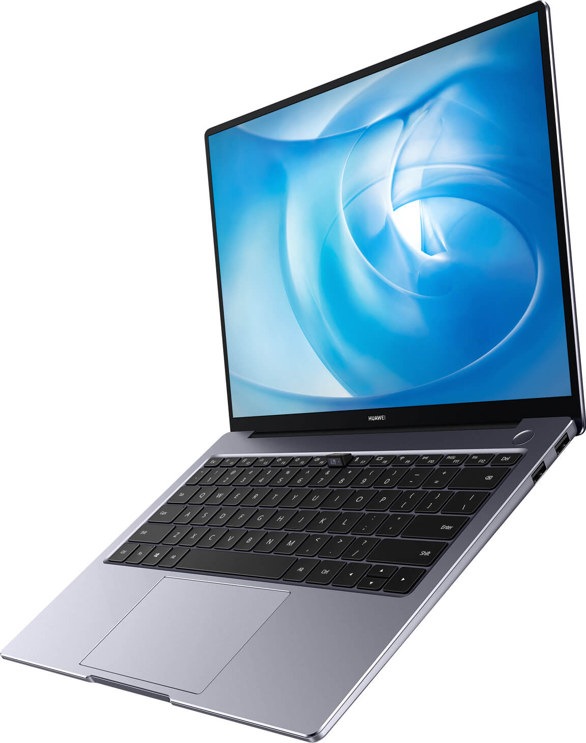 El nuevo MateBook 14 al contar con carga rápida de hasta 56 Wh, con tan solo 15 minutos de carga el equipo entrega casi tres horas de uso.