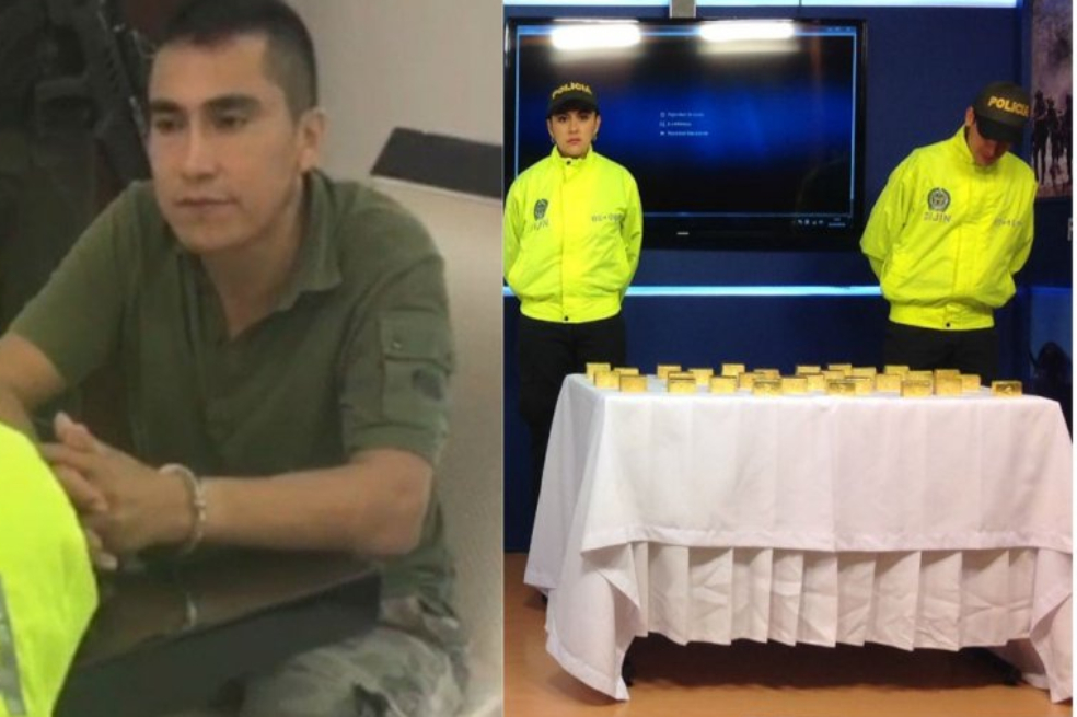 Santos Román Narváez Ansazoy fue capturado en 2016 con 28 lingotes de oro, junto a cinco de sus hombres de confianza. / Archivo El Espectador