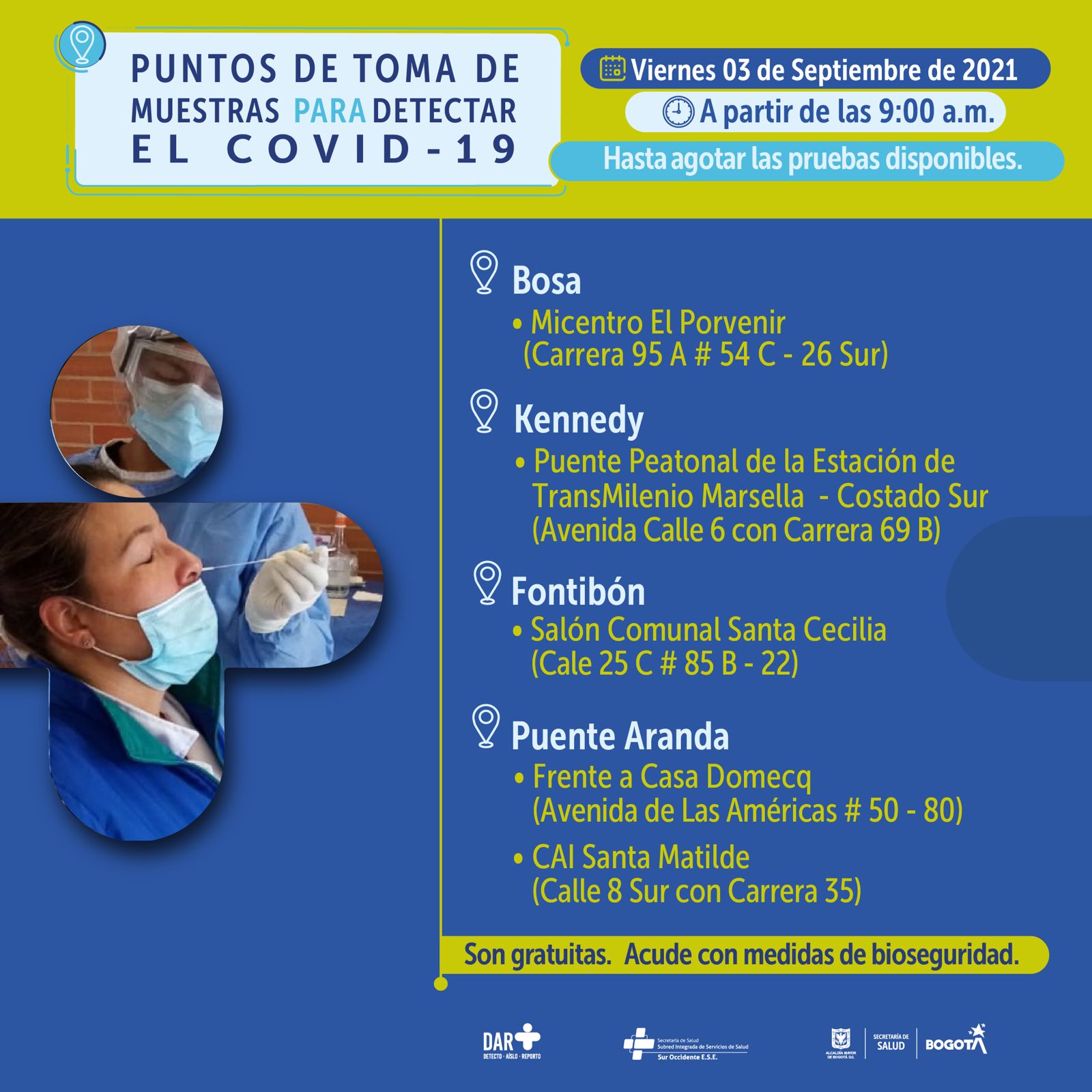 Sur / Occidente de Bogotá.