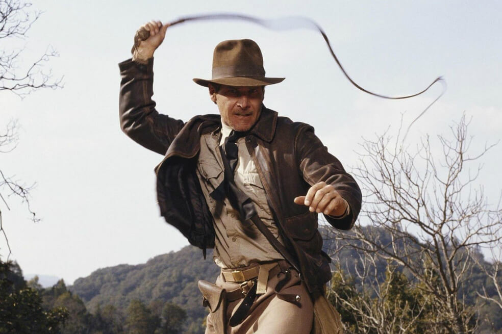 Harrison Ford en "Indiana Jones".