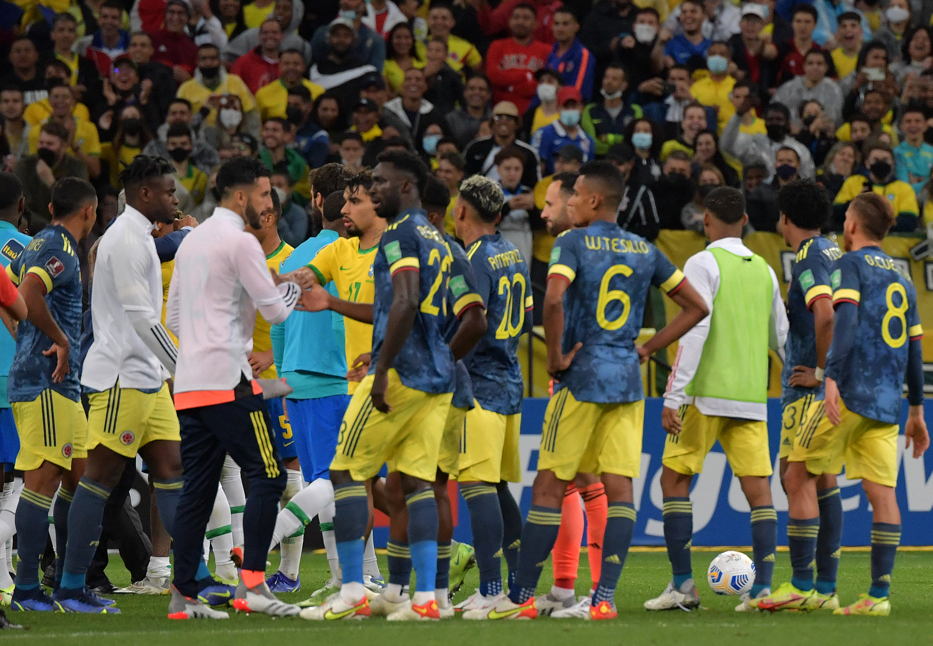 Falta juego: Colombia cayó 1-0 ante Brasil por las Eliminatorias a Catar 2022